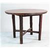 Image 1 : ROUND ADIRONDACK HICKORY TABLE BY THE OLD HICKORY FURNITURE COMPANY