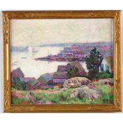 BOARDMAN MICHAEL ROBINSON (American, 1876-1952) TEN POUND ISLAND, GLOUCESTER HARBOR
