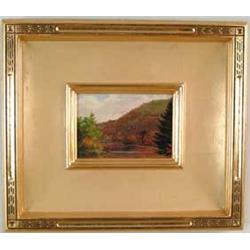 SANFORD ROBINSON GIFFORD (American, 1823-1880) EARLY FALL IN THE WHITE MOUNTAINS