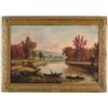 Image 1 : BRUCE CRANE (American, 1857-1937) “THE RIVER BEND”