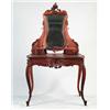 Image 1 : EXTRAORDINARY ELABORATE CARVED VICTORIAN ART NOUVEAU LADY’S VANITY