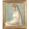 Image 1 : MARGUERITE STUBER PEARSON (American, 1898-1987) “PORTRAIT OF A YOUNG WOMAN READING”