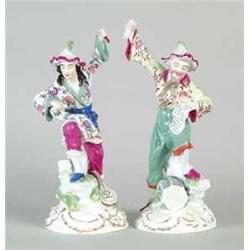 PAIR OF MEISSEN FIGURINES