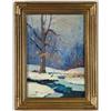 Image 1 : WALTER EMERSON BAUM (American, 1884-1956) WINTER LANDSCAPE