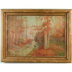 JOHN FABIAN CARLSON (American, 1875-1947) “FALL THICKET”