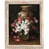 Image 1 : JONAS JOSEPH LAVALLEY (American, 1858-1930) STILL LIFE WITH FLOWERS AND VASE