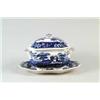 Image 1 : COPELAND SPODE TOWER: THREE PART BLUE AND WHITE SOUP TUREEN