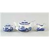 Image 1 : COPELAND SPODE TOWER: THREE PIECE BLUE AND WHITE TEA SET