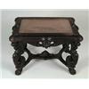 Image 1 : INTERESTING AND FINE LION CARVED TRAY TOP MARQUETRY INLAID STAND