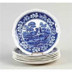 COPELAND SPODE TOWER: SEVEN PLATES