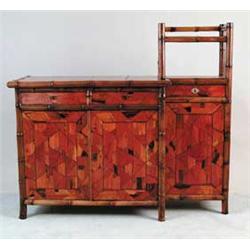 FABULOUS INLAID BAMBOO STYLE SERVER