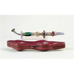 INTERESTING SEMI-PRECIOUS STONE RUSSIAN ? PIPE