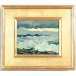 CHARLES CURTIS ALLEN (American, 1886-1950) “SUNSET OGUNQUIT, MAINE”