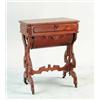 Image 1 : WALNUT VICTORIAN WORK TABLE