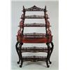 Image 1 : OUTSTANDING ROSEWOOD PIERCED CARVED SIX TIER VICTORIAN ETAGERE