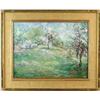 Image 1 : HENRY HAMMOND AHL (American, 1869-1953) APPLE BLOSSOM HILLSIDE