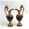 Image 1 : OUTSTANDING PAIR OF CAST IRON AND BRONZE CLASSICAL EWERS