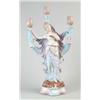 Image 1 : LOVELY VICTORIAN BISQUE FIGURAL ART NOUVEAU CANDELABRA
