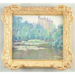 GEORGE LOFTUS NOYES (American, 1864-1954) CHATEAU DE TREMOUILLE