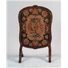 Image 1 : FINE FRENCH CARVED TAPESTRY FIRE SCREEN