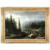 Image 1 : HENDRIK D. KRUSEMAN VAN ELTEN (American, 1829-1904) FLY FISHING THE ALPINE BROOK