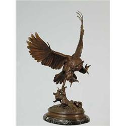 JULES MOIGNIEZ (French, 1835-1894) “OWL”