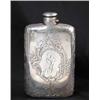 Image 1 : FINE STERLING AND GLASS HIP FLASK BY GORHAM