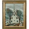 Image 1 : ERNEST FIENE (American, 1894-1966) “NEWTOWN CHURCH”