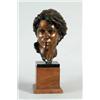 Image 1 : GEORGE W LUNDEEN (American, 1948-) BUST OF YOUNG WOMAN