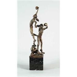 GEORGE W LUNDEEN (American, 1948-) “PLAYERS”
