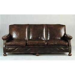 NICE THREE SEAT LEATHER SOFA