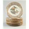 Image 1 : FINE SET OF TWELVE BOEHM BIRD DECORATED SERVICE PLATES BY LENOX