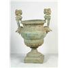 Image 1 : PAIR OF MASSIVE BRONZE CLASSICAL STYLE GARDEN URNS