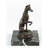 Image 1 : ANTOINE LOUIS BARYE (French, 1795-1875) SEATED DOG