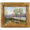 Image 1 : CLAUDE CURRY BOHM (American, 1894-1971) IMPRESSIONISTIC SPRING LANDSCAPE