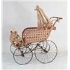 Image 1 : VICTORIAN WICKER BABY CARRIAGE