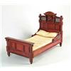 Image 1 : OUTSTANDING CARVED WALNUT SALESMAN’S SAMPLE BED