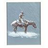 Image 1 : OLAF CARL WIEGHORST (American, 1899-1988) COWBOY AND HORSE IN SNOW