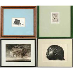 VARIOUS ARTISTS ( 20th Century) FOUR ESKIMO/INDIAN PIECES