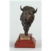 Image 1 : SHARLES (American, 20th Century) “PORTRAIT OF A GREAT AMERICAN BISON”