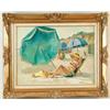 Image 1 : ADOLF ARTHUR DEHN (American, 1895-1968) SUNBATHING ON THE BEACH