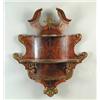 Image 1 : OUTSTANDING CONTINENTAL 19TH CENTURY WALL SHELF