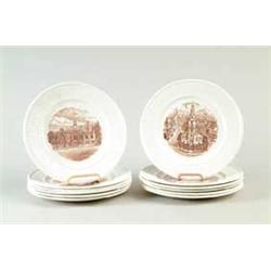 SET OF TWELVE WEDGWOOD OLD LONDON VIEW PLATES