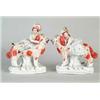 Image 1 : PAIR OF STAFFORDSHIRE DOG FIGURINES