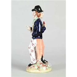 FINE STAFFORDSHIRE DOUBLE SIDED FIGURINE “WATER-GIN”