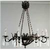 Image 1 : LARGE HANGING METAL CHANDELIER