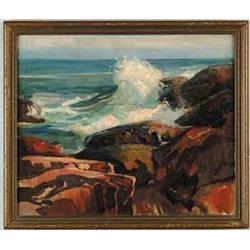 ATTR. TO WILLIAM LESTER STEVENS (American, 1888-1969) BASS ROCKS