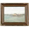 Image 1 : AUGUST GOESER (American, 1858-?) “AT GLOUCESTER, MASS ON A SUNDAY AFTERNOON”
