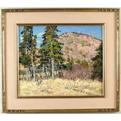 THOMAS M. NICHOLAS JR. (American, 1963-) MOUNT DESERT LANDSCAPE