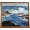 Image 1 : GEORGE SANDERS BICKERSTAFF (American, 1893-1954) COASTAL SEASCAPE